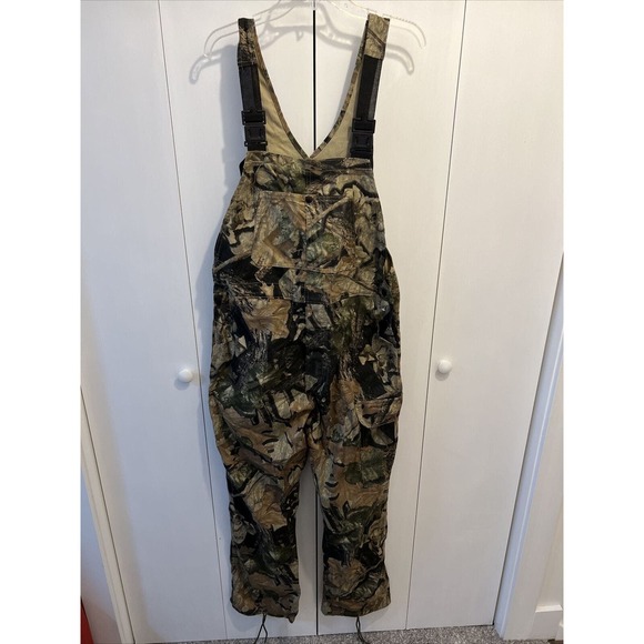 NEW VTG Ideal Photo Stalk Camo Hunting Bib Overalls Men L 38x32 MADE IN USA